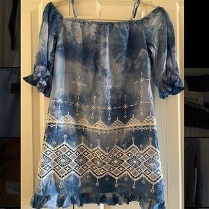 Tie dyed BCBGMAXARIA MINI dress